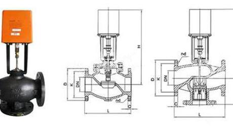 電(diàn)子式電動(dong)三通調節(jie)閥-航天泵(bèng)閥 電子式(shi)電動三通(tōng)調節閥-航(hang)天泵閥