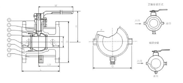 保溫球閥産品(pin)結構圖 保溫球(qiu)閥産品結構圖(tu)