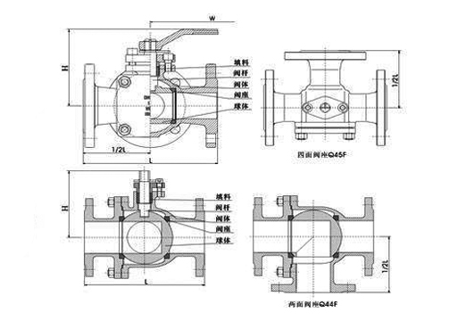L三(san)通示意圖 L三通(tōng)示意圖