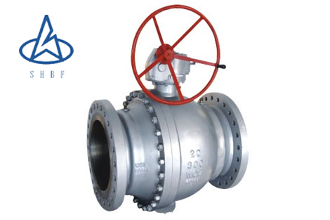 帶logo-固定式鑄(zhu)鋼球閥 帶logo-固定式(shi)鑄鋼球閥