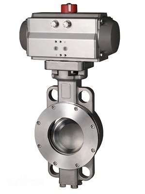 氣動法蘭(lán)硬密封蝶閥